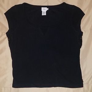 Calvin Klein black crop top